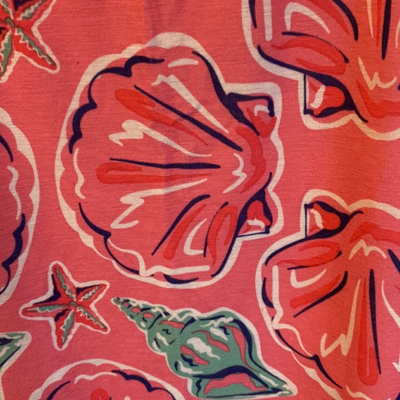 Simply Southern dress lightweight short sleeves pink background - Picture 4 of 4